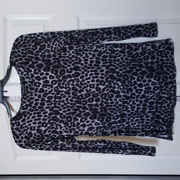 NWOT Mario Serrani Italy Leopard Print Top - Picture 1 of 4